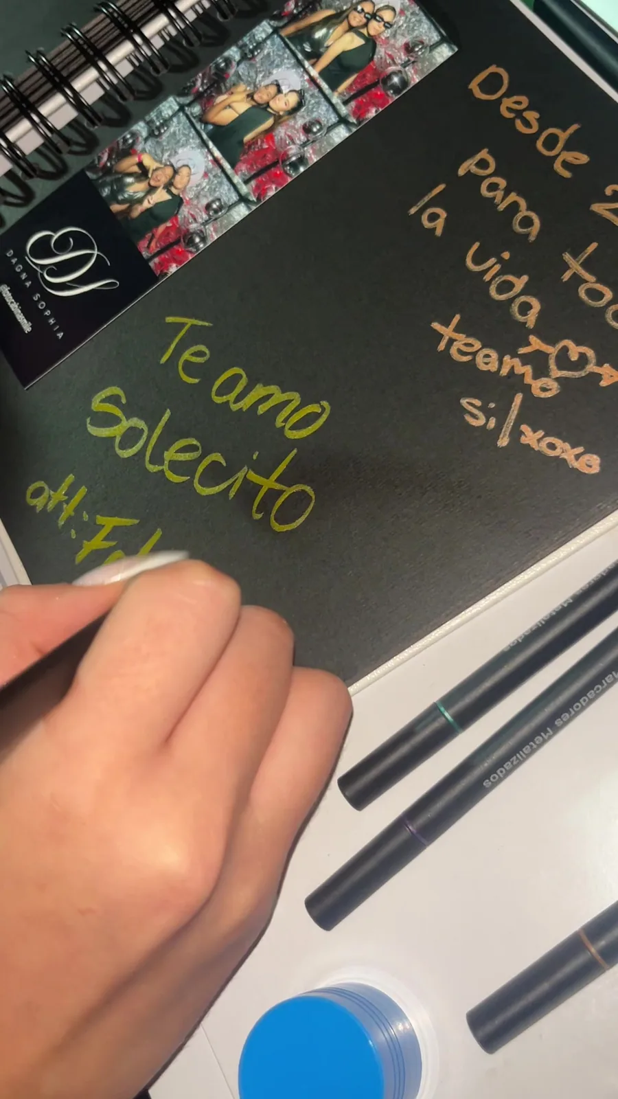 Álbum del Recuerdo con mensajes