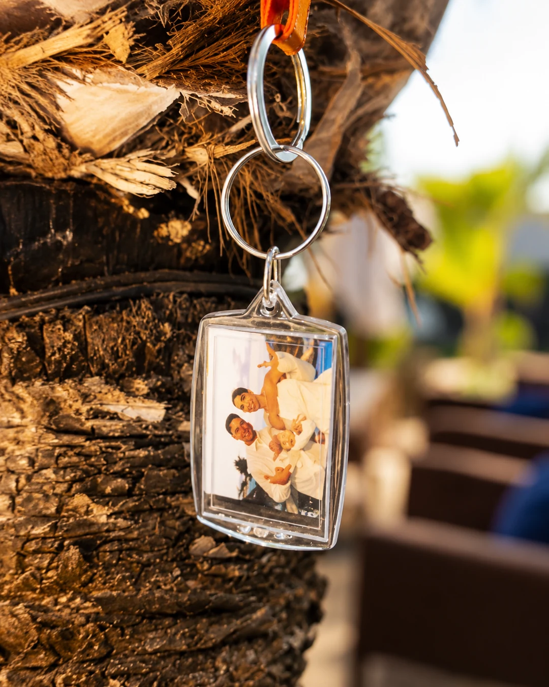 Llaveros personalizados con foto del evento